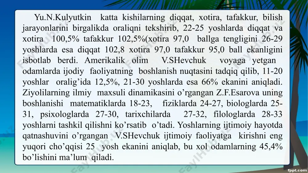 yetuklik va keksalik davrining psixologik xususiyatlari - Page 5