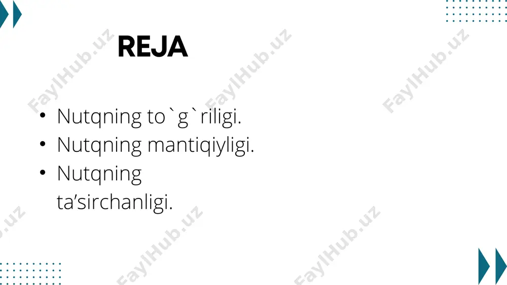 : har bir xalq tili o`sha millat a’zolarining erkin va bemalol fikrlasha olishi uchun yetarli bo`lgan so`z boyligiga ega. bir tilga mansub bo`lgan bir sheva bu tilning boshqa guruh shevalaridan, jonli so`zlashuv tili esa adabiy tilda qo`llanuvchi so`zlar miqdori, xarakteri, shakli, hatto ma’nosiga ko`ra farqlanib turadi. mana shunday xususiyat adabiy til bilan shevalar, jonli so`zlashuv tili bilan adabiy til doirasida ham mavjuddir. demak, tildagi barcha sozlar adabiy tilda qo`llanilavermaydi. nutqning aniqligi. nutqning aniqligi tabiat va jamiyatdagi narsa va hodisalar bilan ularning nutqdagi atamasi bo`lgan materiali o`rtasidagi mutanosiblikni taqozo qiladi: -sinonimlardan o`rinli foydalanish; -antonimlardan to`g`ri foydalanish; -ko`chma ma’noli so`zlarni o`rinli qo`llash; -so`z birikmalarini to`g`ri qo`llash; -iboralarni to`g`ri qo`llash; o`qituvchi nutqida atamalar va mutaxassislikka oid leksika asosiy o`rinni egallaydi. ular o`quvchi bilimining dunyoqarashining bilishi hisoblanadi. digital marketing conventional marketing fan sifatida o`zbek tilshunosligi ham boy atamalarga ega. ularning bir qismi tilshunos olimlarimiz tomonidan ijod qilingan bu bir qismi boshqa tillardan to`g`ri yoki …