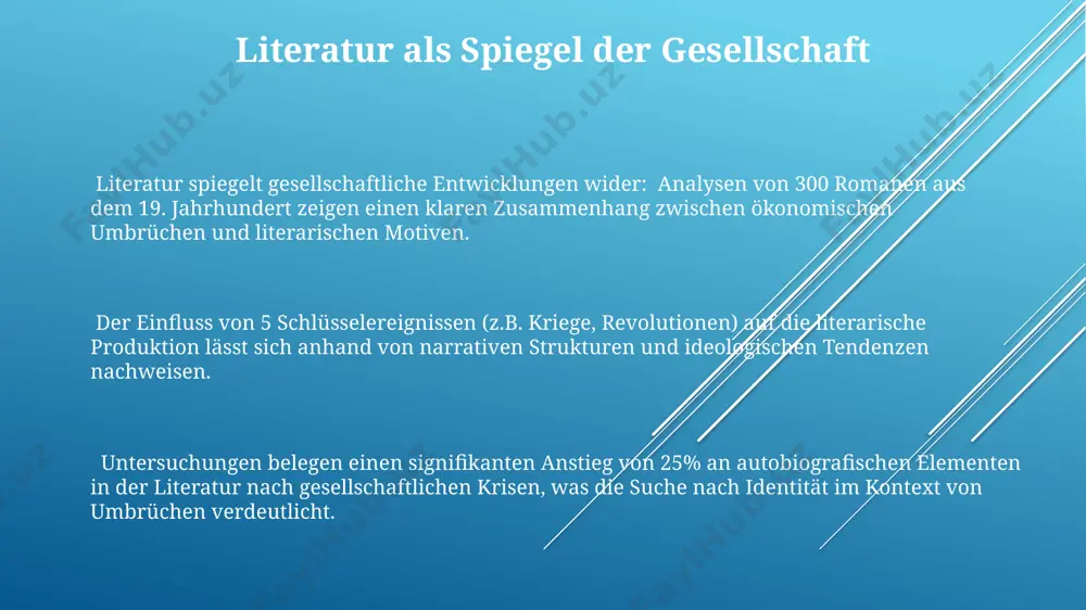 uantitative datenanalysen aus mindestens 2 verschiedenen quellen. der gegenstand der landeskunde umfasst mindestens 3 bereiche: geschichte, gesellschaft und kultur, wobei interdisziplinäre ansätze die analyse von ca. 10 verschiedenen aspekten ermöglichen. landeskunde zielt auf ein vertieftes verständnis des zielkulturraums ab, indem sie ca. 5-7 schlüsselthemen aus verschiedenen disziplinen wie geographie, politik und wirtschaft integriert. vielen dank für ihre aufmerksamkeit @taqdimot_robot