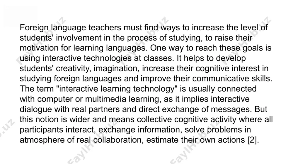 echnologies can be characterized by the presence of a dialogue, exchange of opinions and arguments for and against the disputable matter. any lesson based on discussion is effective if the participants have basic knowledge of the issue and if a teacher has planned the main stages and key points in advance. during the planning stage a teacher chooses and formulates an issue, plans ways of stimulating and monitoring participants' activity. he must prepare necessary equipment to record students' ideas. when the discussion starts, the teacher performs as an intermediary. it is very important to perceive different points of view on a particular problem, to have his own opinion, to be able to make conclusions and evaluate achievements. you can use various techniques of introducing the topic to the audience: describe problematic situation, put problem questions, show video, role play of the situation, presenting a few opinions on an issue. a …
