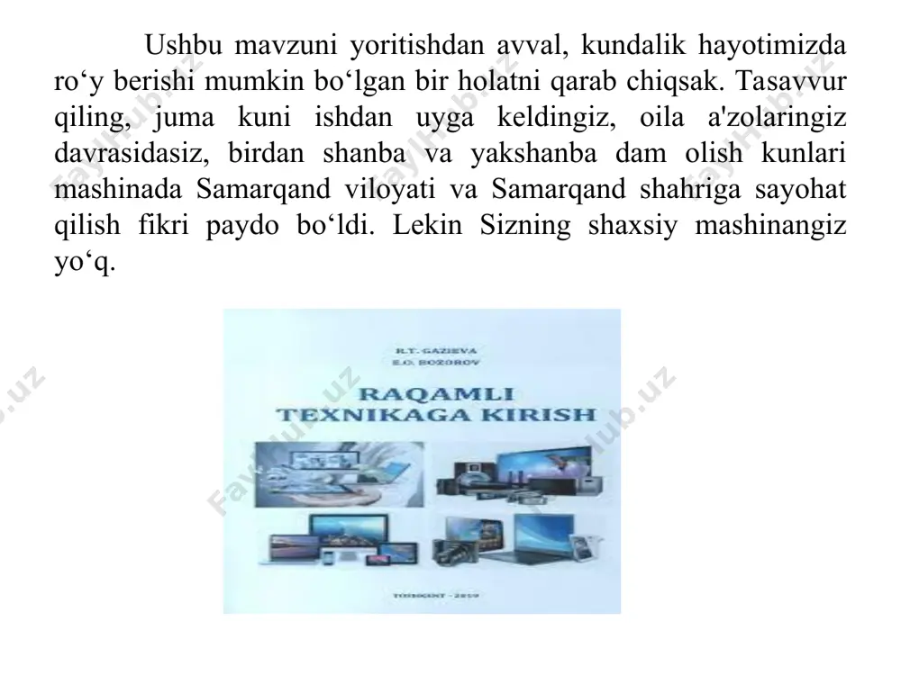 tlar berishi mumkin. raqamli texnologiyalar rivojlanishi ortidan inson, unga kerakli xizmatdan tezroq foydalanishi, internet orqali o‘ziga kerakli mahsulotlarni arzon sotib olish bilan ko‘plab pul mablag'larini tejashi mumkin. masalan biron bir kitobning elektron ko‘rinishda sotib olish sizga, shu kitobni chop etilgan ko‘rinishini sotib olishdan ancha arzonga tushishi mumkin. yoki bo‘lmasa oddiy iste'molchi o‘zi ham tadbirkor bo‘lishi, uyidan chiqmagan holda onlayn savdo-sotiq bilan shug'ullanishi mumkin. raqamli iqtisodiyotning rivojlanishini boshqa afzalliklari quyidagicha bo‘lishi mumkin: ishlab chiqarishda mehnat samadorligini oshishi; kompaniyalarning raqobatbardoshligini o‘sishi; ishlab chiqarishdagi harajatlarning kamayishi; yangi ish o‘rinlari yaratilishi; yangi zamonaviy kasblar paydo bo‘lishi; kambag'allikni yengish va ijtimoiy tengsizlikni yo‘qolishi. o‘zbekistonda yetishtirilgan sarxil mevalar o‘zining betakror ta‘mi bilan butun dunyoga mashhur! agar xabaringiz bo‘lsa, o‘tgan yili o‘zbek gilosi london supermarketlarigacha yetib bordi. bugun yurtimizda yetishtirilgan yoz ne‘matlarini dunyoning to‘rt burchagida uchratish mumkin. albatta, bunday natijalarga erishish oson bo‘lgani yo‘q. ammo hozirgi kunda koronavirus pandemiyasi tufayli dunyo bozori inqirozga uchramoqda, deb ayta olamiz. …