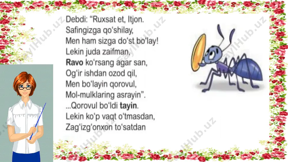 "o`g`rining qismati" she`riy ertak - Page 5