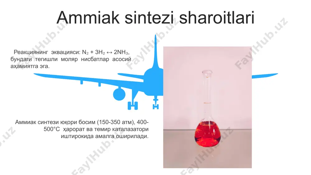 ammiak sintezi olinishi va xossalari - Page 5
