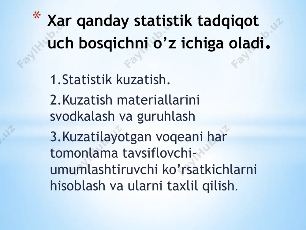 statistika kuzatish - Page 2