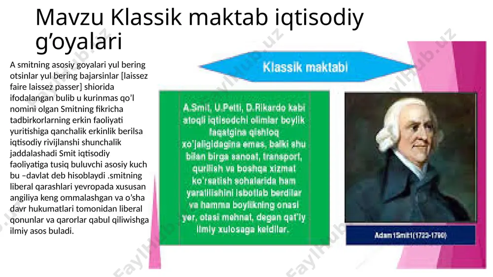 klassik maktab iqtisodiy g'oyalar - Page 4