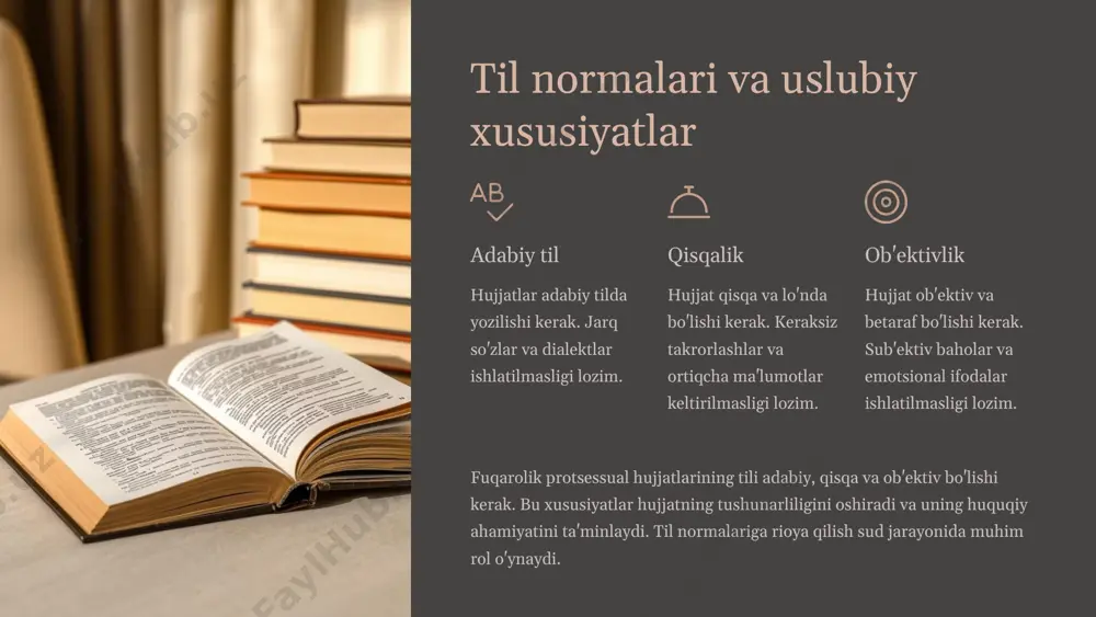 fuqarolik protsessual hujjatlar va ularning til xususiyatlari - Page 5