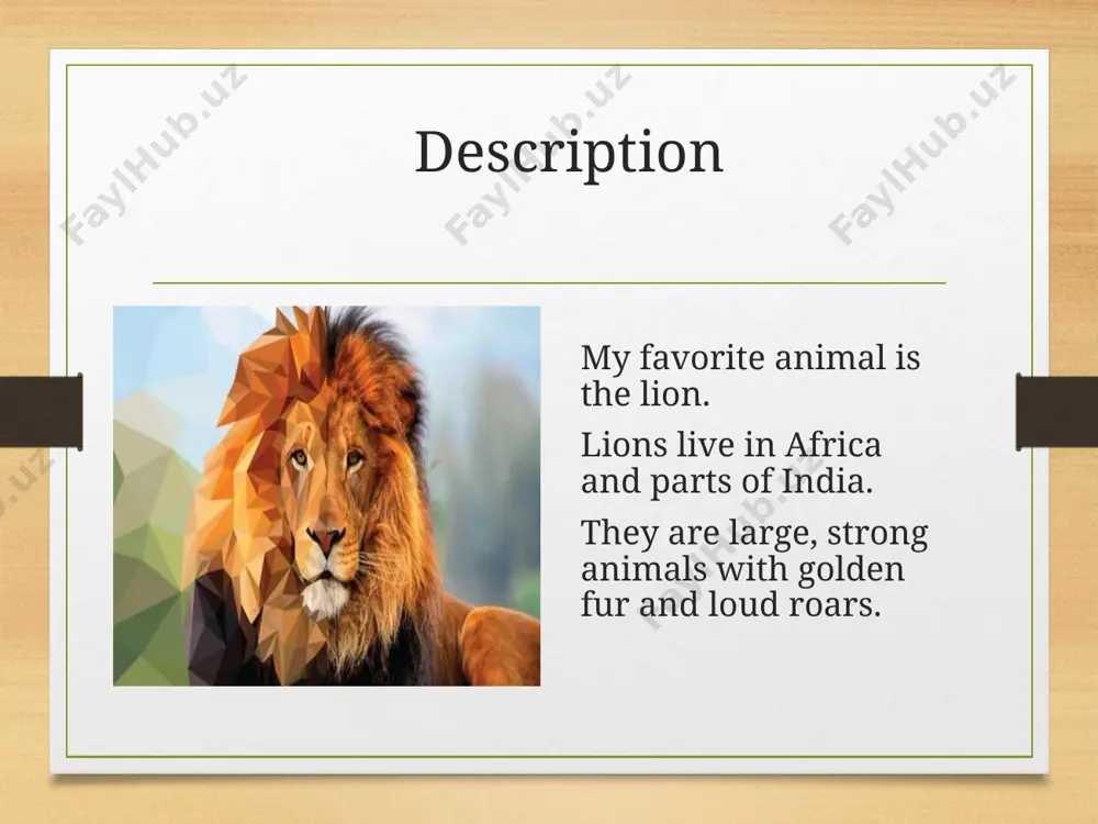my favorite animal lion - Page 4