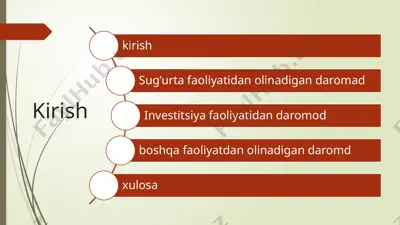sug'urta tashkiloti — PPTX