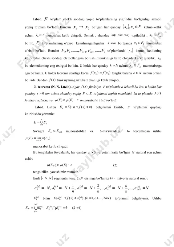 еgоrоv va luzin tеоrеmalari - Page 4