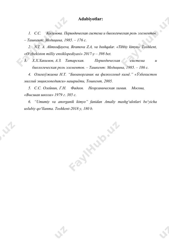 d-elementlar va ularning birikmalarini fizik-kimyoviy xossalari - Page 3