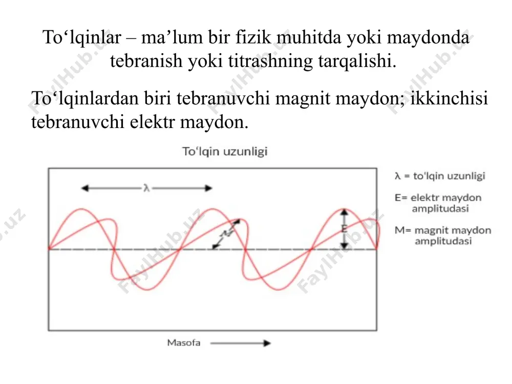 fizikasi, biofizika, tibbiy fizika, kimyo va biokimyo uchun muhim ahamiyatga ega. komponentlari rentgen nurlari manbai to'lqin uzunligi diapazonini cheklash uchun qurilma "goniometer" radiatsiya detektori signal protsessori va o'qish rd qanday ishlaydi kristalga uzluksiz rentgen nurlari tushadi • difraksiyalangan nurlanish ma'lum yo'nalishlarda juda kuchli bu yo‘nalishlar kristall qatlamlaridan aks ettirilgan to‘lqinlarning konstruktiv aralashuviga mos keladi difraksiya sxemasi fotografik plyonka orqali aniqlanadi rd qanday ishlaydi. bragg qonuni pastki yuzadan aks ettirilgan nur yuqori sirtdan aks ettirilganidan uzoqroqqa boradi agar yo'l farqi to'lqin uzunligining ba'zi bir integral ko'paytmasiga teng bo'lsa, konstruktiv interferensiya sodir bo'ladi bragg qonuni konstruktiv aralashuv uchun shart-sharoitlarni beradi monokristalli rentgen nurlari diffraktsiyasi kristall tuzilishi, orientatsiya, kristalli mukammallik, mukammallik darajasini aniqlash uchun ishlatiladi rentgen nurlari diffraktsiyasining qo'llanilishi kristal tuzilishini aniqlash fazani aniqlash / o'tish tekstura/nuqson (ya’ni polimer, tola) yupqa plyonka tarkibini aniqlash sanoat arxeologik materiallarni aniqlash rd ning afzalliklari materiallarni tez aniqlash oson namuna tayyorlash, kompyuter yordamida materiallarni identifikatsiyalash, ma'lum kristalli …