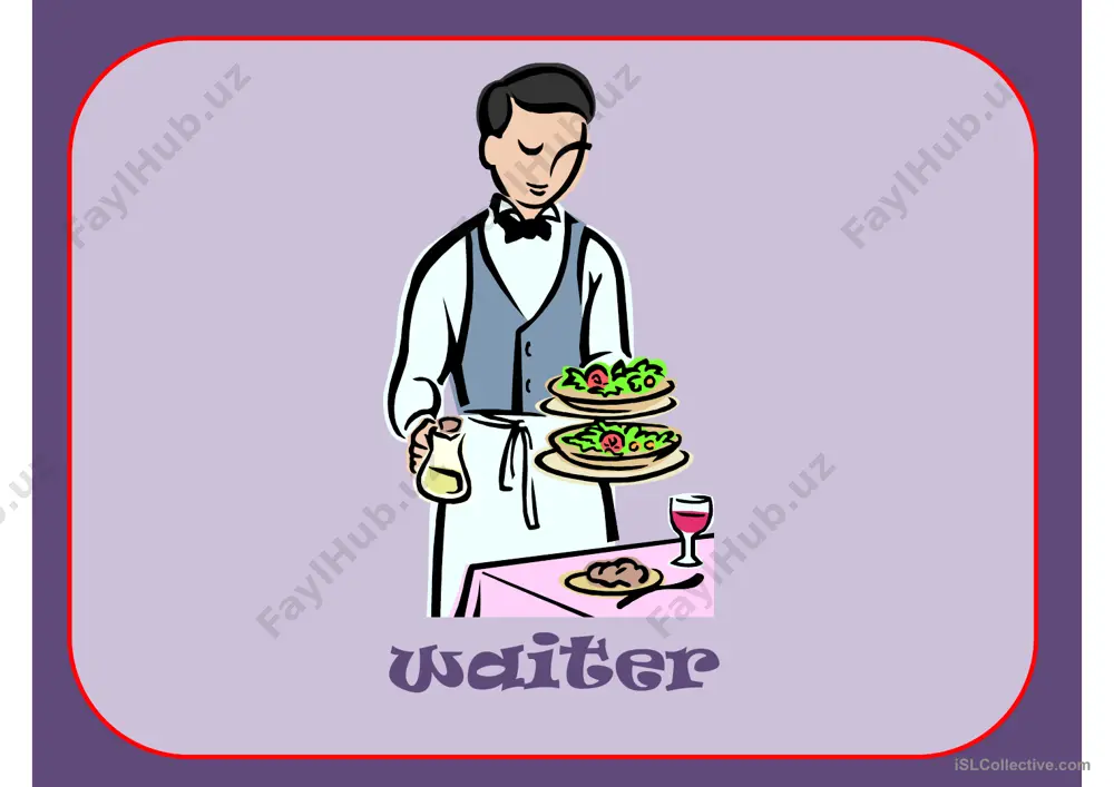 restaurant vocabulary - Page 4
