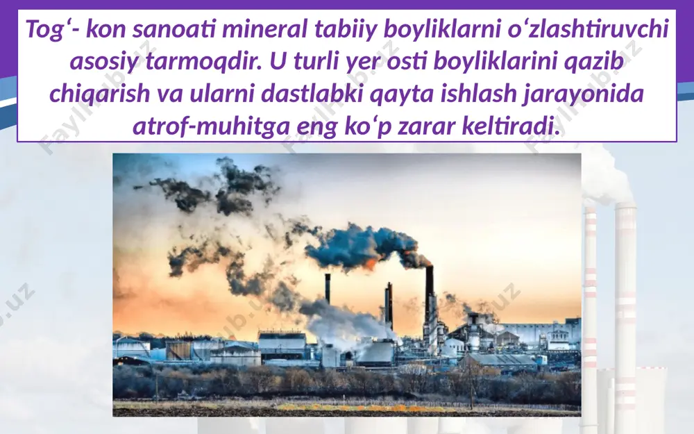 sanoat va atrof-muhit . 9 - sinf - Page 5