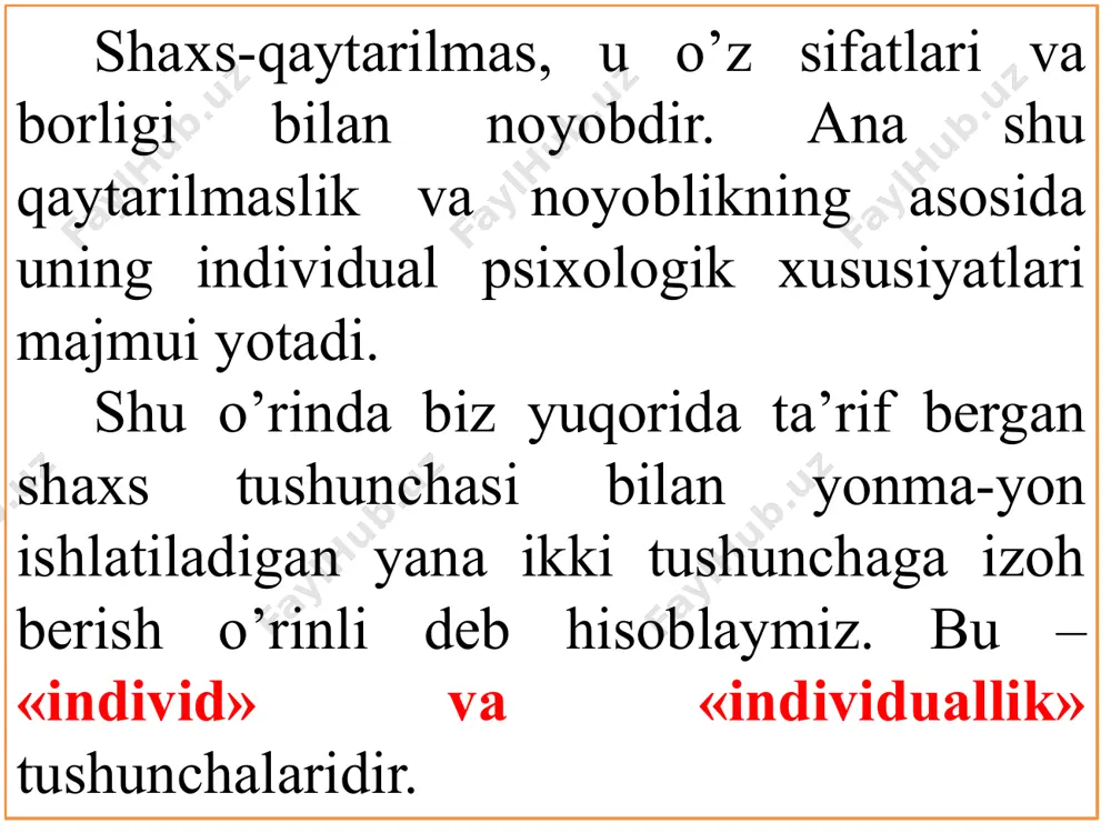an’analar shundayki, aql va idrok masalasi, odamning intellektiga bog’liq sifatlar juda ko’plab tadqiqotlar ob’yekti bo’lgan. olimlar qobiliyatlarning rivojlanish mexanizmlari, ularning psixologik tarkibi va tizimini aniqlashga, ishonchli metodikalar yaratib, har bir kishining aqliy sifatiga aloqador bo’lgan ko’rsatgichni o’lchashga uringanlar. ko’pchilik olimlar odam intellektida uning verbal (ya’ni so’zlarda ifodalanadigan), miqdoriy (sonlarda ifodalanadigan), fazoviy ko’rsatgichlarni aniqlab, ularga yana mantiq, xotira va xayol jarayonlari bilan bog’liq jihatlarni ham qo’shganlar. ch.spirmen faktorial analiz metodi yordamida yuqorida sanab o’tilgan ko’rsatgichlar o’rtasida bog’liqlik borligini isbot qilib, aqlning haqiqatan ham murakkab tuzilmaga ega bo’lgan psixik xususiyat ekanligini ko’rsatdi. boshqa bir olim dj. gilford esa aqlni bir qator aqliy operasiyalar (analiz, sintez, taqqoslash, mavhumlashtirish, umumlashtirish, sistemaga solish, klassifikasiya qilish) natijasida namoyon bo’ladigan xususiyat sifatida o’rganishni taklif etgan. bu olimlar aql so’zidan ko’ra intellekt so’zini ko’proq ishlatib, bu so’zning o’ziga xos talqini borligiga e’tiborni qaratganlar. chunki ularning fikricha, intellektual potensialga ega bo’lgan shaxsnigina qobiliyatli, deb atash mumkin. intellektual potensial esa …