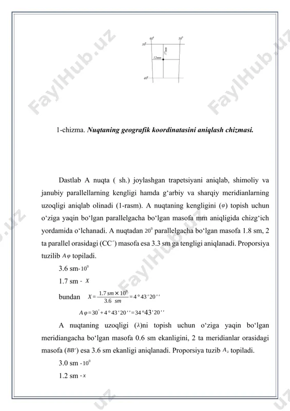 kartografik proyeksiyalardagi xatoliklarni aniqlash - Page 5