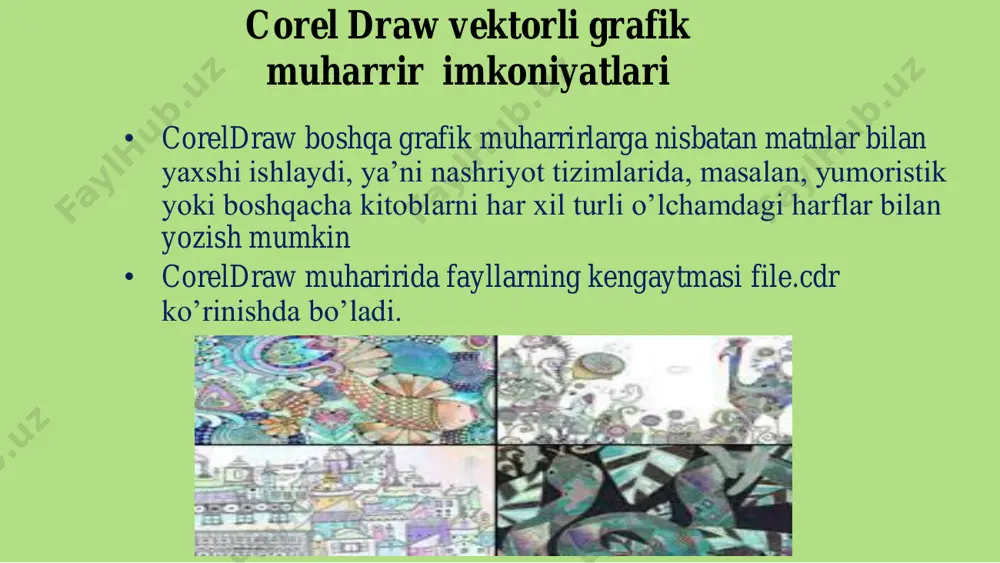 coreldraw - vektorli grafik muharririda ishlash asoslari - Page 4