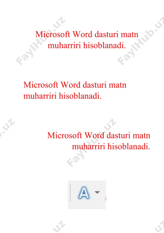 microsoft word dasturi matn muharriri - Page 3