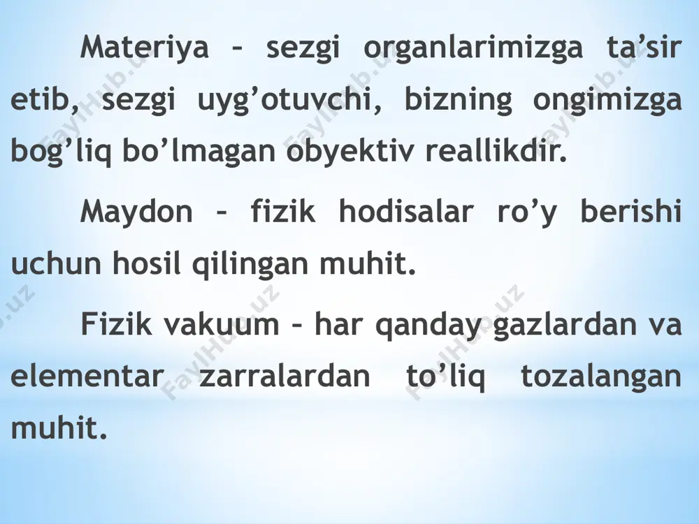 i harakat. s(m) yo’l formulasi - - t(s) tezlik formulasi - t(s) tezlanish formulasi - a() a = -a t(s) const aylana bo’ylab tekis harakat harakatlanish trayektoriyasi aylana, tezligining qiymati o’zgarmas va yo’nalishi uzluksiz o’zgaruvchi harakat - aylananing uzunligi formulasi - chiziqli tezlik formulasi - burchak tezlik formulasi - burilish burchagining harakat tenglamasi - chiziqli tezlikning harakat tenglamasi - burchak tezligining harakat tenglamasi aylana bo’ylab tekis tezlanuvchan harakat harakatlanish trayektoriyasi aylana, tezligining qiymati tekis ortuvchi va yo’nalishi uzluksiz o’zgaruvchi harakat - burilish burchagining harakat tenglamasi - burchak tezlanishi formulasi - normal tezlanish formulasi - tangensial tezlanish formulasi yoki - to’la tezlanish formulalari - burchak tezligining harakat tenglamasi aylana bo’ylab tekis sekinlanuvchan harakat harakatlanish trayektoriyasi aylana, tezligining qiymati tekis kamayuvchi va yo’nalishi uzluksiz o’zgaruvchi harakat - burilish burchagining harakat tenglamasi - burchak tezlanishi formulasi - burchak tezligining harakat tenglamasi + - ilgarilanma harakat kinematikasiing asosiy tenglamasi - aylanma harakat kinematikasining asosiy …