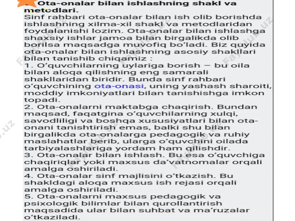 slayd: ta'lim muassasasining ota-onalar va jamoatchilik bilan guruh tarzdagi ishlash shakllari - Page 3