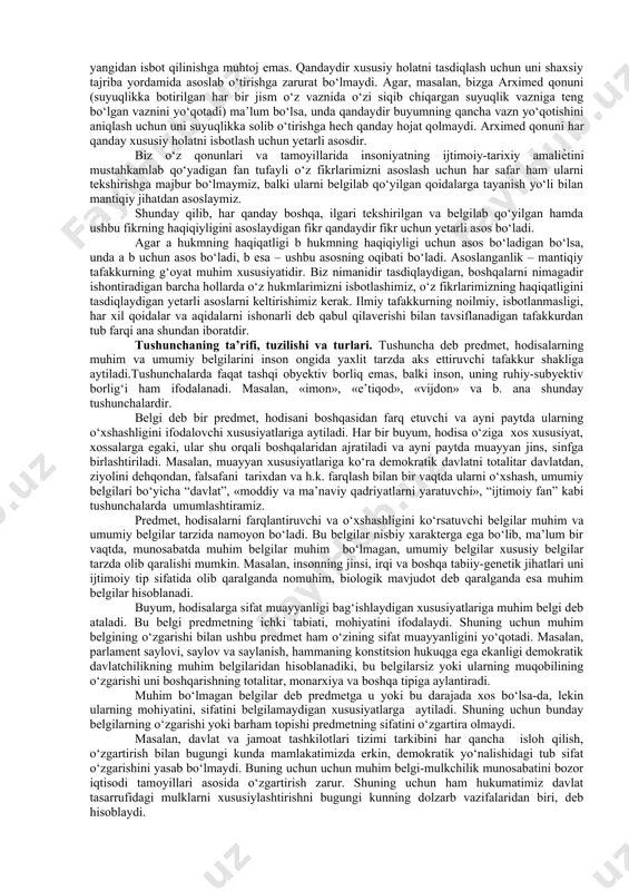 ligi jihatidan eng yirik qirqta tilning orasiga kiradi. zero, til axborot belgilari sistemasidan iborat bo‘lib, u har bir millatning og‘zaki va yozma nutqida, yozuvida aks etadi. mantiq fanini ko‘proq til belgilarining semantikasi[footnoteref:1] qiziqtiradi. [1: semantika-belgi bilan u ifoda qilayotgan obyekt o‘rtasidagi munosabatni o‘rganadi.] tilning ikkita turi mavjud: tabiiy tillar va sun’iy tillar. tabiiy yoki milliy tillar tarixan shakllangan tovushlar (nutq) va grafika (yozuv)ning axborot belgilaridan iborat. tabiiy tilning alohida olingan belgisi o‘z holicha hech narsani ifodalay olmaydi. bu belgilar inson nazariy va amaliy faoliyatida qo‘llanilgandan so‘ng ma’lum bir ma’noga ega bo‘ladi. demak, tabiiy tillar deganda amalda so‘zlashuv vositasida qo‘llanilayotgan tillarni tushunish mumkin. yuqorida biz qaysi tilda so‘zlashuvchilarning amalda ko‘pligi to‘g‘risida mulohaza yuritdik. sun’iy til tabiiy til negizida vujudga kelgan yordamchi informatsion belgilar sistemasidan iborat. sun’iy til mavjud axborot va belgilarni aniq va tejamli bayon etish va uzatishga xizmat qiladi. axborot texnologiyalarining bemisl taraqqiyoti sun’iy tillardan foydalanish hajmini ham oshirib yubordi. …