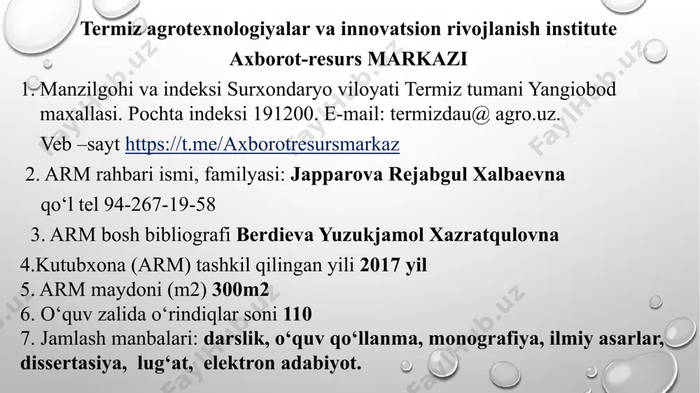 ayotda o‘ziga munosib o'rin topishda, kasblarni to‘g‘ri tanlashda, dunyoqarashning kengayishida va takomillashuvida yaqindan yordam beradi. kitob bilan ishlashning birinchi bosqichida adabiyotlar tanlanadi, ya’ni zaruriy kitoblar jamlanadi. talabalarga o‘qitiladigan har bir fan yuzasidan tuzilgan o‘quv dasturida ko'rsatilgan asosiy va qo‘shimcha adabiyotlar ro‘yxati hamda har bir o‘qituvchining u yoki bu masala yuzasidan chop etilgan yangi asarlarni o‘qish lozimligi haqidagi ko‘rsatmalari bu masalani hal etishda yaqindan yordam beradi. shu bilan birga, har bir talaba o'zini qiziqtirayotgan masalalarga taalluqli adabiyotlarni mustaqil ravishda topishga odatlanishi kerak. kitob ustida ishlashning ikkinchi bosqichida kitoblarni o‘rganishga va tahlil qilishga kirishiladi. bu bosqich ham o‘z tartibi va qoidasiga ega. kitob varaqlab ko‘riladi. oldin muallif nomini, kitobni qanday atalishi, qayerda va qachon nashr etilganligi bilan tanishib chiqasiz. bu malumotlarning o‘ziyoq qimmatli axborot beradi. chunonchi: agarda kitob yaqinda chop etilgan bo'lsa, unda yangi tariflar, so‘nggi yutuqlar qamrab olingan bo’ladi. yangi muhim masalalar bayon etilgan b ulsa, basharti, kitob qayta toidirilib, nashr …