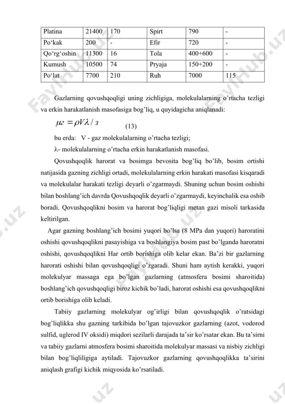 dan biri bo’lib o’ta siqiluvchanlik koeffistienti hisoblanadi. o’ta siqiluvchanlik koeffistientini aniqlash uchun gazlarning kritik bosim va kritik haroratidan foydalanib keltirilgan bosim va keltirilgan harorati aniqlanadi. keltirilgan bosim va keltirilgan harorat aniqlangandan so’ng maxsus grafik orqali gazlarning o’ta siqiluvchanlik koeffistienti aniqlanadi. shuningdek, bu koeffistient maxsus hisoblashlar orqali ham aniqlash mumkin. foydalanilgan adabiyotlar ro’yxati 1. “neft va gazni qayta ishlashda katalitik jarayonlar” ma’ruza matni. safarov b.j. buxoro 2012 y. 2. h.r.rustamov, sh.p.nurullayev. “fizikaviy kimyo”. toshkent 2011 y. 376 bet. 3. кравцов а.в., ивашкина е.н., юрьев е.м теоретические основы каталитических процессов переработки нефти и газа: учебное пособие. – томск: изд-во тпу, 2009. – 146 с. internet saytlari 1. www.rwe.com 1. www.oil.com 1. www.oil-gas.at 1. www.cac-chem.de 1. www.flottweg.com image1.wmf image2.wmf image3.wmf