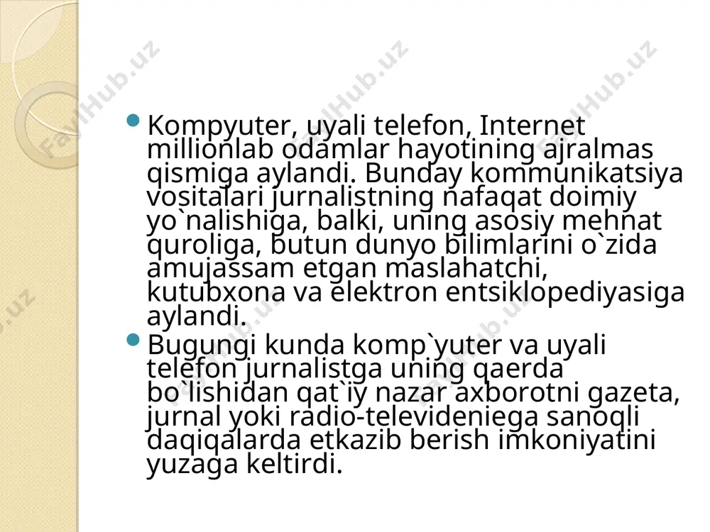 ommaviy axborot vositalari va ularning turlari - Page 5