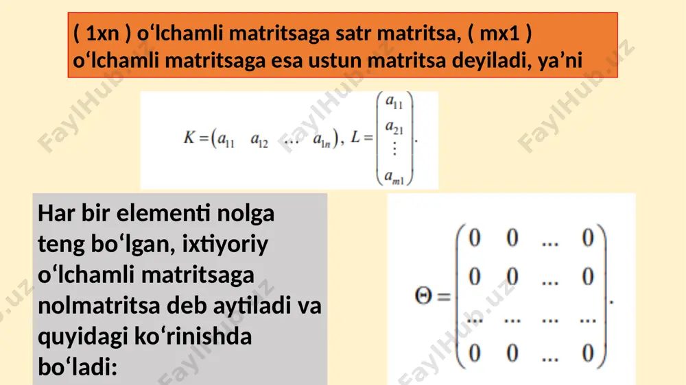 matritsalar haqida tushuncha determinantlar nazariyasi elementlari yuqori tartibli determinant - Page 3