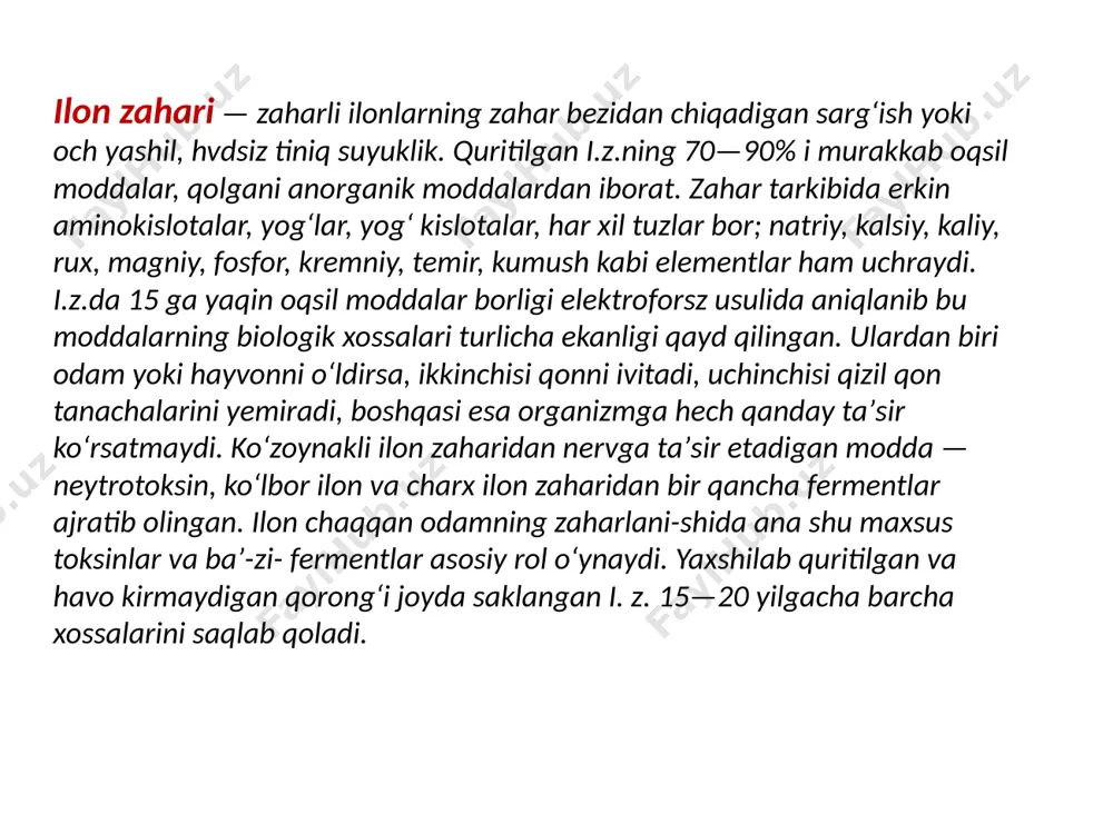86 sm, dumi qisqa — 7,5 sm gacha boradi. usti qo‘ng‘ir-kul rang yoki qum rang bo‘ladi. qiyshiq joylashgan yon tangachalari orqadagilariga qaraganda to‘qroq bo‘ladi. orqasida ko‘ndalang yoki oq, ko‘ndalangiga cho‘ziq dog‘lari bor. ular qirralari orasida ilonizi yo‘l hosil qilib joylashgan. och rangli dog‘lardagi ba’zi tangachalarning cheti qoramtir qo‘ng‘ir yoki qora bo‘ladi. boshining ustida butsimon naqshi bor. bu ilon joyida turgan holda charx urib aylanadi va bu vaqtda yon tangachalari bir-biriga ishqalanib charx toshi kabi o‘ziga xos tovush chiqaradi. shuning uchun ham unga charx ilon degan nom berilgan. o‘zbekistonda charxilon termiz atroflari va qorasuv hamda surxondaryodagi sog‘ tuproqli cho‘llarda juda ko‘p. bu erda bahorda bir kun davomida 30 taga yaqin ilon uchratish mumkin. surxondaryo vodiysi bo‘ylab sho‘rchi va bobotog‘ tog‘ etaklari atroflarigacha tarqalgan. qoraqalpog‘istonning janubiy rayonlarida va qizilqum cho‘lida ancha kam uchraydi. bu ilon asosan sog‘ tuproqli va qumli cho‘llar, daryo vohalaridagi jarliklar, ko‘hna xarobalarda yashaydi. goho u quruq yon bag‘irlarda …