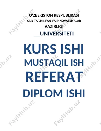 vatan va uning ahamiyati — DOC