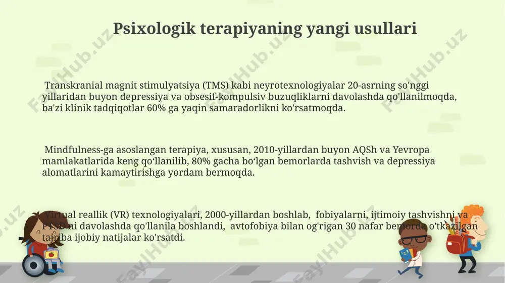 rida keng qo'llanilishini ta'minladi. psixologiyaning amaliy qo'llanilishi ijtimoiy psixologiya printsiplari, masalan, konformizm va ijtimoiy ta'sir, 200 dan ortiq reklama kampaniyalarida qo'llanib, 15% ga yaqin sotuvlar o'sishini ta'minlagan. bu ma'lumotlar global miqyosda o'tkazilgan tadqiqotlarga asoslangan. kognitiv-xulq terapiyasi (kxt)ning samaradorligi 2023 yilda o'tkazilgan 500 dan ortiq ishtirokchini qamrab olgan aqsh va buyuk britaniya tadqiqotlarida 70% ga yaqin depressiya va xavotir buzilishlarida samarali ekanligi aniqlangan. sport psixologiyasining qo'llanilishi natijasida, 2022 yilda o'tkazilgan olimpiya o'yinlarida ishtirok etgan 1000 dan ortiq sportchining 85% i o'zlarining natijalarini yaxshilashganligini ta'kidlagan. kognitiv psixologiyaning yuksalishi kognitiv psixologiyaning 1950-yillardan boshlab aqsh va g'arbiy yevropada kompyuter metaforasining ta'siri ostida rivojlanishi, aqliy jarayonlarni hisoblash modellari orqali tushunishga olib keldi. 70-yillarda kognitiv psixologiyaning kengayishi bilan birga, xotira, e'tibor va tilni o'rganish bo'yicha ko'plab eksperimentlar o'tkazilib, 1000 dan ortiq ilmiy maqolalar chop etildi. kognitiv psixologiyadagi neyroi maging texnologiyalari, masalan, fmri va eeg, 21-asrda miya faoliyatini real vaqtda kuzatishga imkon berib, kognitiv jarayonlar haqidagi tushunchamizni …