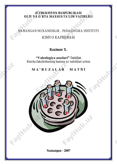 valeologiya asoslari — PDF