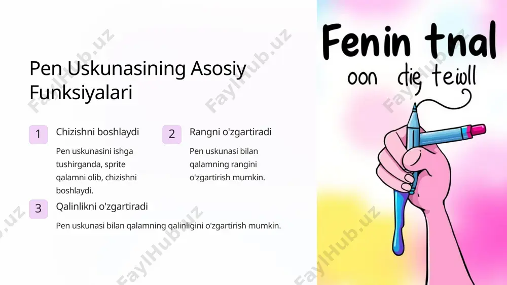 scratch dasturida pen uskunasidan foydalanish - Page 3