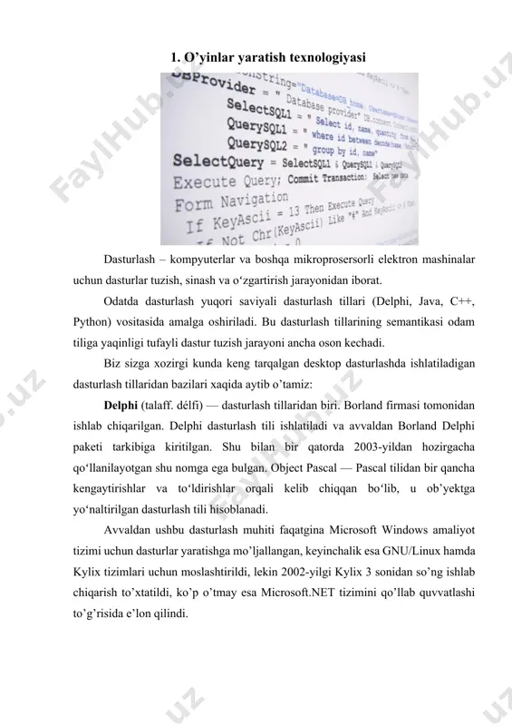 sturlar ichidan quyidagilarni sanash mumkin: borland mahsulotlari: borland delphi, borland c++ builder, borland jbuilder 1 va 2-sonlari administratorlik/ma’lumotlar bazasi yaratish: mysql tools (administrator, query browser), toad muhandislik dasturiy mahsulotlari: altium designer/protel (elektronika pyektlash) grafik munitlari: faststone image viewer, futuriximager, photofiltre internetda ma’lumotlar uzatish: skype (voip va im), qip va qip infium, the bat! (elektron pochta mijoz dasturi), poptray (elektron pochtani tekshirish), feeddemon (rss/atom yangiliklar lentasini ko’rish), xananews (yangiliklar guruhini o’qish), xnews (yangiliklar guruhini o’qish) musiqa yaratish: fl studio (avval fruityloops) dasturlash muhitlari yaratish: dev-c++ (ide), dunit, game maker (o’yinlar yaratish) help & manual, inno setup (dastur o’rnatuvchi dastur) veb-dasturlash: macromedia homesite (html-taxrirlagich), topstyle pro (css-taxrirlagich), macromedia captivate veb-brauzerlar (msie uchun asos): avant browser, netcaptor yordamchi dasturlar(utilitalar): spybot — search & destroy, ad-aware, jv16 powertools, total commander, copernic desktop search, powerarchiver, mcubix, download master [ko’chirishlar ustasi] visual basic (talaffuzi: "vijual beysik") – microsoft korporatsiydan dasturlash tili va uning uchun dasturlash muhitdir. …