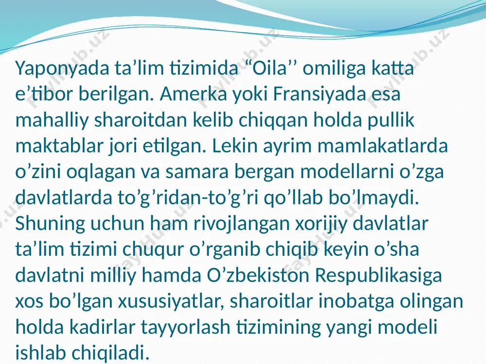 bolajak o‘qituvchilarni tayyorlash - Page 5