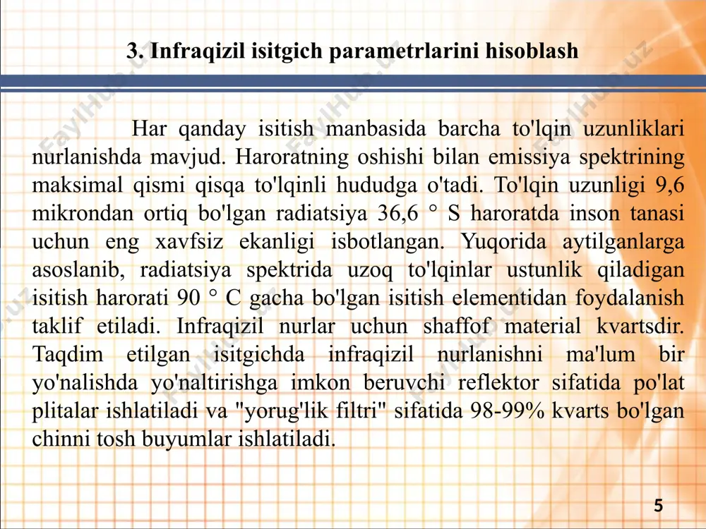 zamonaviy infra qizil nurlanishli isitish asboblari - Page 5