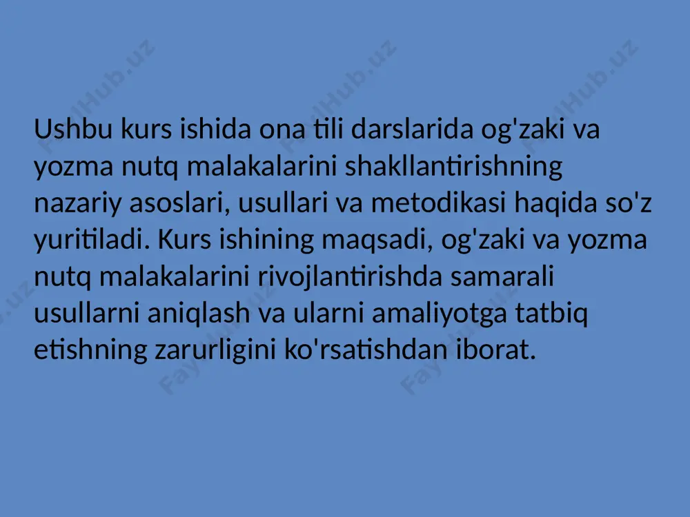 onatilio'qitishmetodikasifanidankursishi - Page 5