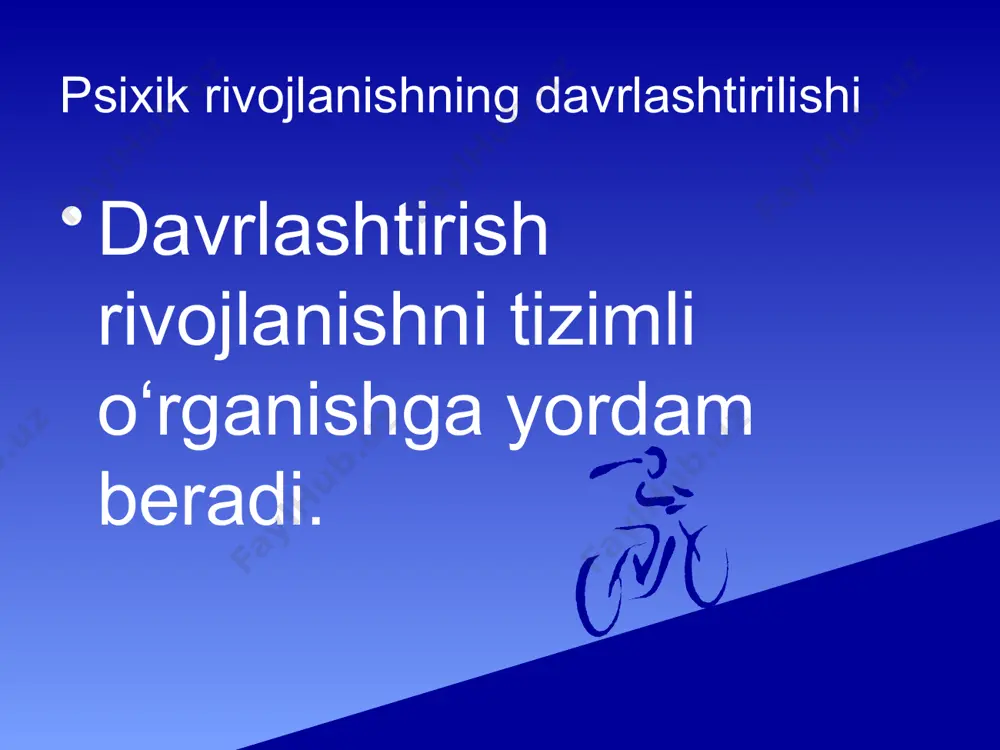 psixik rivojlanish va uni davrlashtirish muammosi - Page 4