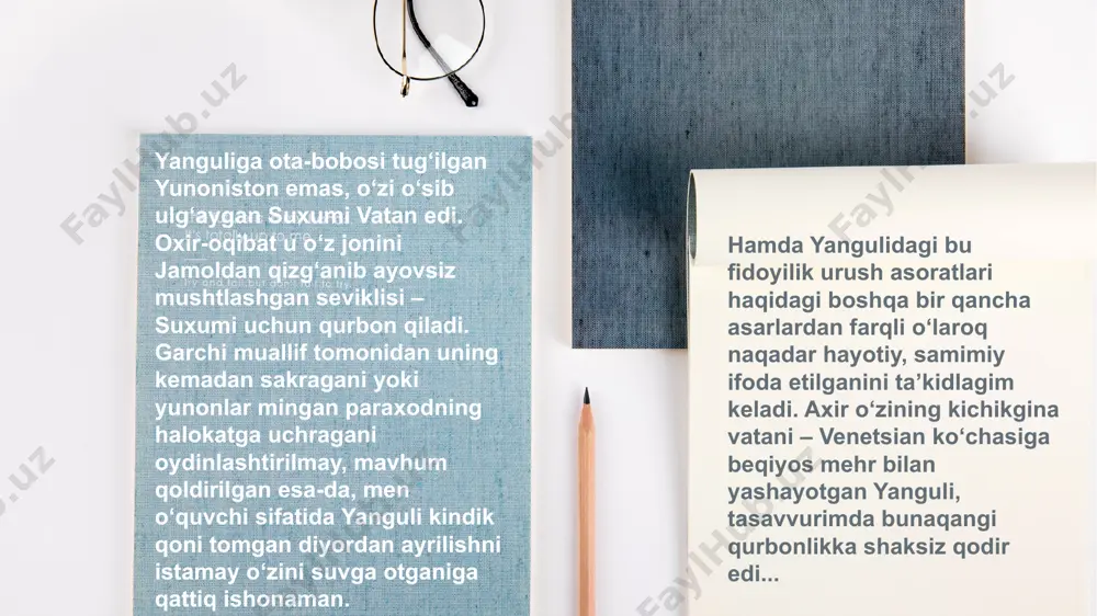 badiiy adabiyotda vatanparvar obrazi tahlili - Page 5