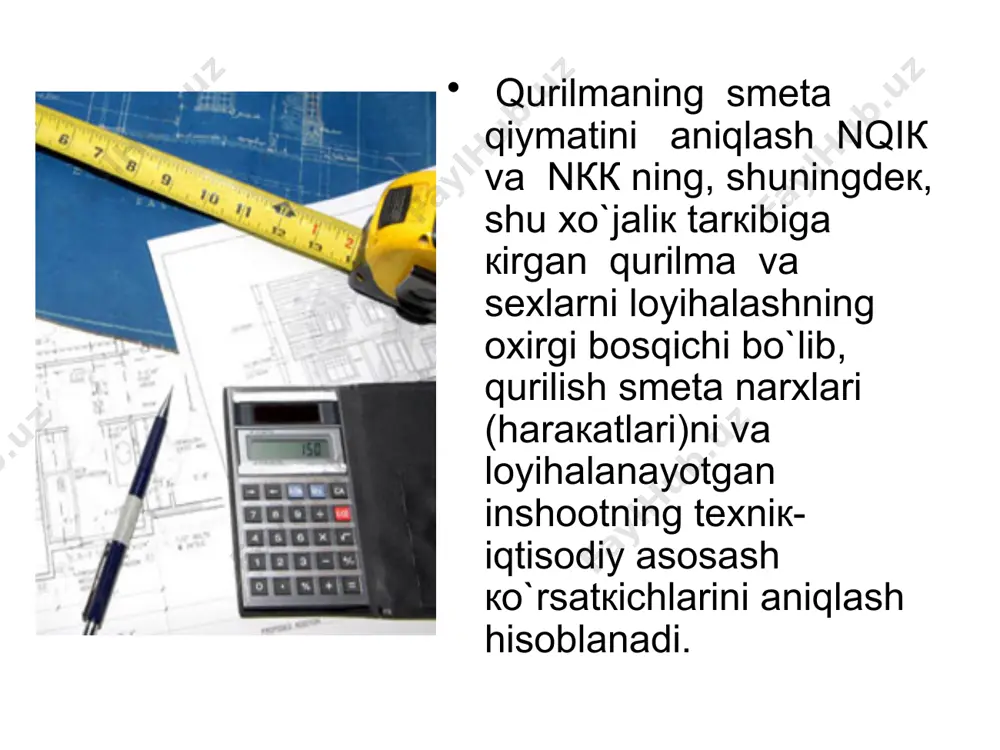 qurilish smeta qiymatini aniqlash yo`llari - Page 3
