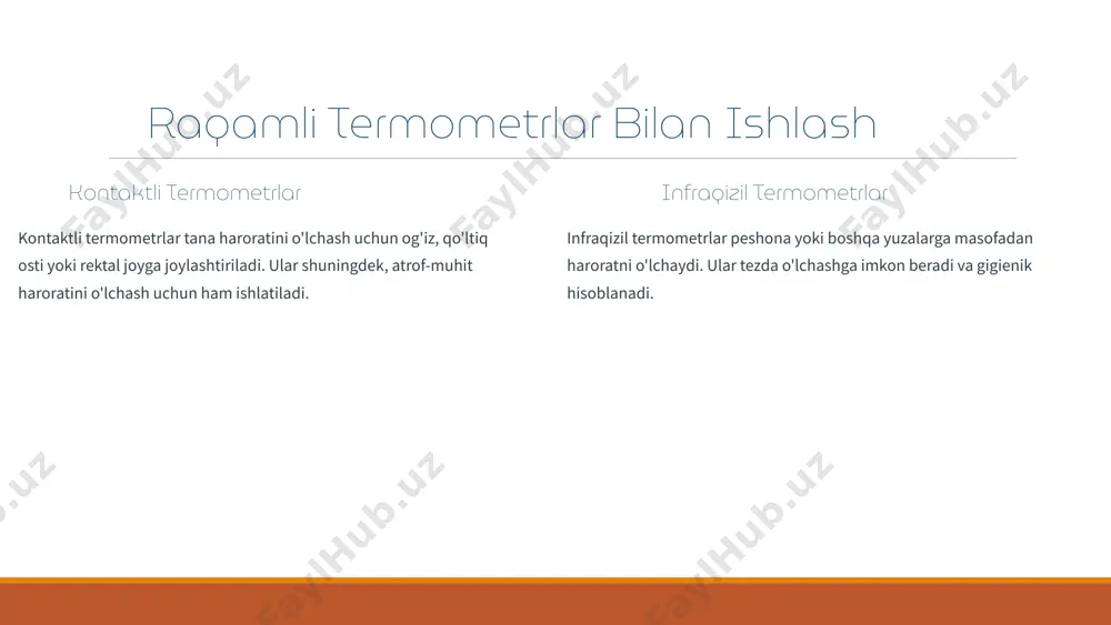 termometrik asboblar bilan ishlash - Page 5