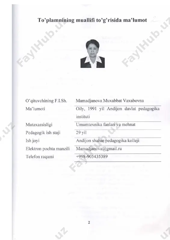 ing 50- 60% o‘zlash tirar ekan, demak mana shu yosh gacha bolaga eng kerakli bilimlarni yoshiga mos ravishda berish bolaning kelajakda qanday inson bo‘lishiga juda katta turtki bo‘ladi. maktabgacha yoshdan bolalarda matematik bilimlarning etarli bo‘lishiga katta ahamiyat berish muhimdir. chunki, inson hayoti davomida matematik hisob-kitoblarga tez-tez duch keladi, ya’ni matematik bilimlar har qadamda kerak bo‘ladi. agar biz maktabgacha yoshdan bolalarni matematika olamiga turli qiziqarli interfaol usullardan foydalangan xolda olib kira olsak, matematik bilimlar bilan etarli darajada qurollantirsak, ular maktabda a’lo baholarga o‘qib, yuqori natijalarga erishadilar, hayoti davomida xalqimiz uchun foydali kasbni tanlash va chuqur egallashda qiynalmaydilar. chunki qaysi kasbni olmaylik uni mahorat bilan bajarishga albatta matematik bilimlar kerak bo‘ladi. shu sababli maktabgacha yoshdan bolalarga turli interfaol usullar, masalan, qisqa hikoya, kichik guruhlarda ishlash, muammoli topshiriqlar, amaliy ish, juftlikda ishlash, arifmetik masalalar bo‘yicha o‘yinlar va bosh qalar orqali bolalarning yosh iga mos matematik bilimlar berib borishga katta ahamiyat berish muhimdir. maktab …