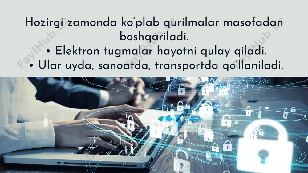 masofadan boshqaruv elektron tugma - Page 3