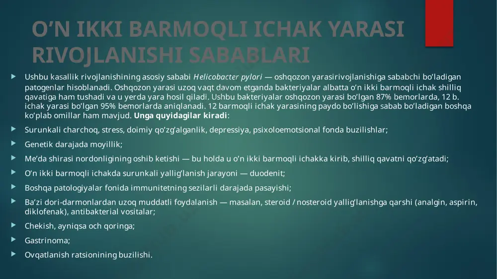 o'n ikkibarmoqli ichak yarasi - Page 5