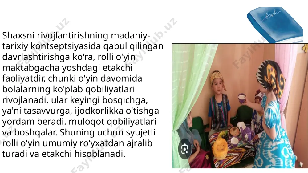ish orqali ijtimoiy, emotsional va intellektual jihatdan o'sishadi. image1.png image2.jpeg image3.jpeg image4.jpeg image5.jpeg image6.jpeg image7.jpeg image8.jpeg