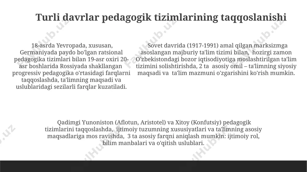 pedagogika tarixi fanining maqsad va vazifalari - Page 5