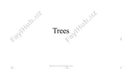 trees — PPTX