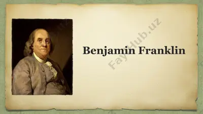 benjamin franklin haqida taqdimot — PPTX