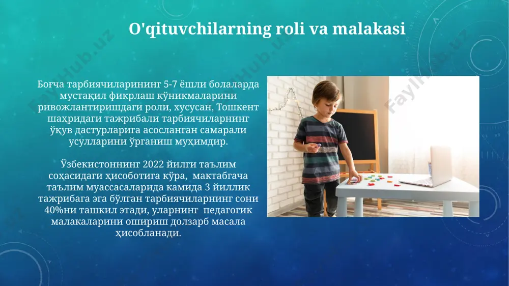 maktabgacha yoshdagi bolalar rivojlanishida birinchi qadam dasturi - Page 4