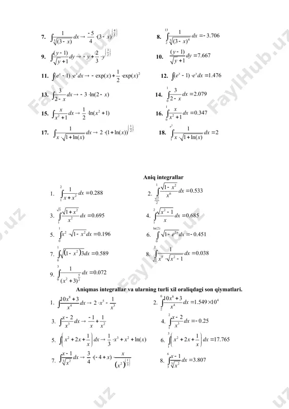 dxx x ®× ò 2 1 0 2 d x dx dx x = ò 2 2 sin()cos() d xdxx dx æö ® ç÷ èø ò 2 2 0 sin()2 d xdx dx p æö =- ç÷ èø ò ( ) d xdxx dx ® 3 2 2 2 2 00 d xdx dx æö ®= ç÷ èø ò ( ) 2 2 2 122 d xdxx dx éù +®×+ êú ëû ò ( ) ( ) 22 11 d xdxx dx éù +®+ ëû ò n 20 := r q ( ) cos q ( ) 1 + := q 0 2 p n , 2 p .. := x q ( ) r q ( ) cos q ( ) × := y q ( ) r q ( ) sin q ( ) := 0 30 60 90 120 150 180 210 240 270 300 330 1 …